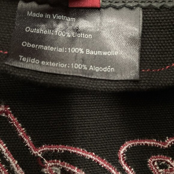 Indian Motorcycle Men's Heavy Canvas Vest Black Medium Button Up (Ex. Cond.) - Picture 8 of 15